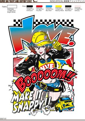 BIRDS ON UR SHOULDER (yjcgy290)さんのアメコミ風　Tシャツデザインへの提案