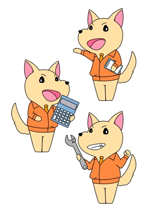 kicho ()さんの犬のキャラクターデザインへの提案
