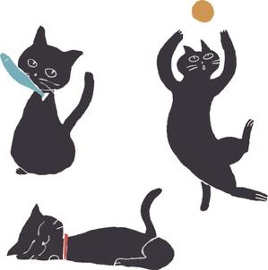 松田たかし (kakato5454)さんの猫のイラスト3種類 募集への提案