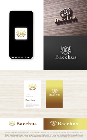 tog_design (tog_design)さんの「Bacchus株式会社」のロゴデザインをお願いします。への提案