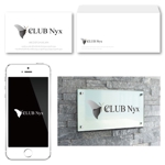 mura (T-mura)さんの新規高級「CLUB　Nyx」ロゴデザインの募集への提案