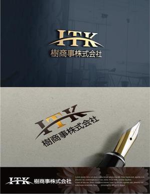 drkigawa (drkigawa)さんの白と黒と金の３色使い、ITKの３文字をベースにしたロゴ　への提案