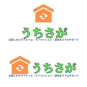 takarot (takarot11)さんの不動産事業『うちさが』のロゴへの提案