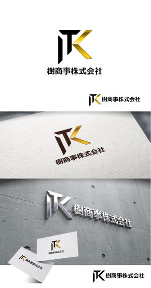 taka design (taka_design)さんの白と黒と金の３色使い、ITKの３文字をベースにしたロゴ　への提案