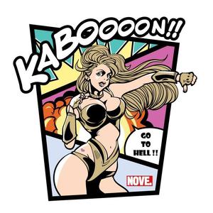 cocoloco (cocoloco_dh)さんのアメコミ風　Tシャツデザインへの提案