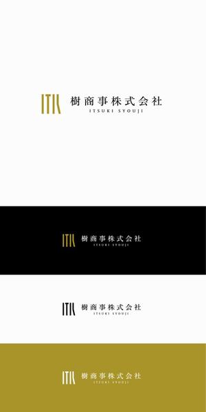 designdesign (designdesign)さんの白と黒と金の３色使い、ITKの３文字をベースにしたロゴ　への提案