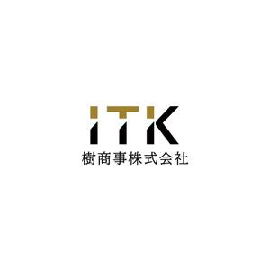 LUCKY2020 (LUCKY2020)さんの白と黒と金の３色使い、ITKの３文字をベースにしたロゴ　への提案