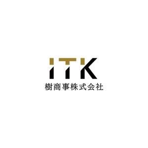 LUCKY2020 (LUCKY2020)さんの白と黒と金の３色使い、ITKの３文字をベースにしたロゴ　への提案