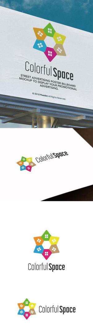 cozzy (cozzy)さんの宿泊施設やシェアスペースの運営会社「株式会社Colorful Space」のロゴ作成への提案