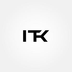 tanaka10 (tanaka10)さんの白と黒と金の３色使い、ITKの３文字をベースにしたロゴ　への提案