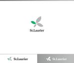 動画サムネ職人 (web-pro100)さんの妊娠~産後ボディケア鍼灸サロン「St.Laurier(サンロリエ)」のロゴへの提案