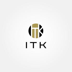 tanaka10 (tanaka10)さんの白と黒と金の３色使い、ITKの３文字をベースにしたロゴ　への提案