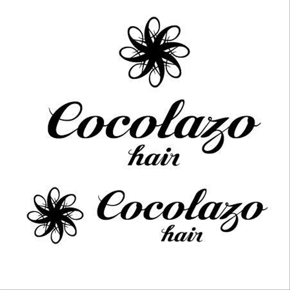 「Cocolazo　hair」のロゴ作成