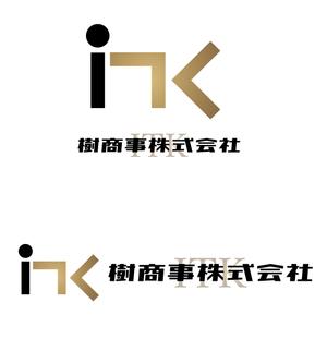 Kang Won-jun (laphrodite1223)さんの白と黒と金の３色使い、ITKの３文字をベースにしたロゴ　への提案