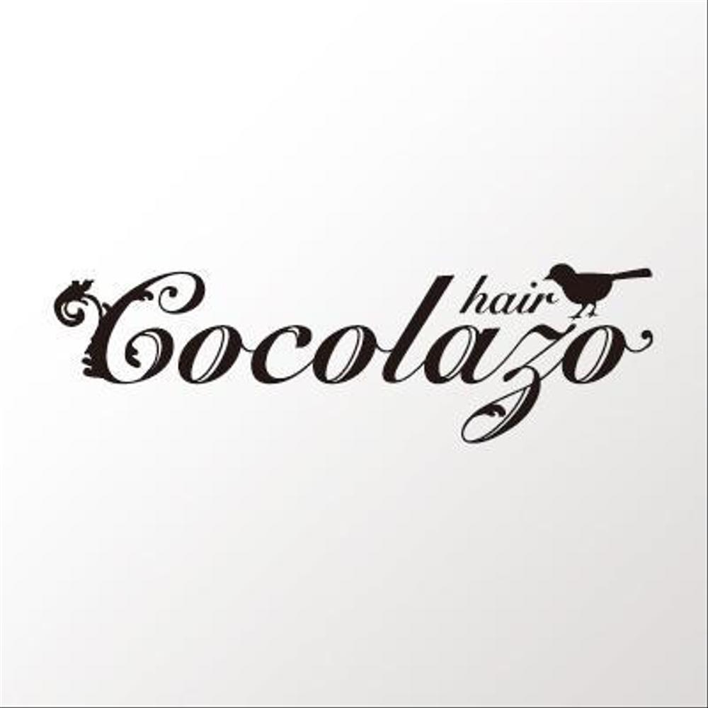 「Cocolazo　hair」のロゴ作成