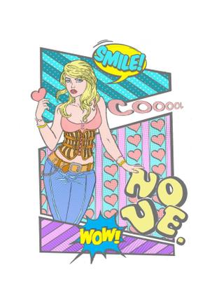 kaikonomayu (kaikonomayu)さんのアメコミ風　Tシャツデザインへの提案
