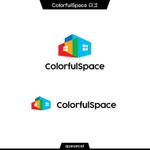 queuecat (queuecat)さんの宿泊施設やシェアスペースの運営会社「株式会社Colorful Space」のロゴ作成への提案
