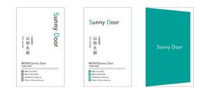 masunaga_net (masunaga_net)さんの株式会社 「Sunny Door」 の名刺デザインへの提案