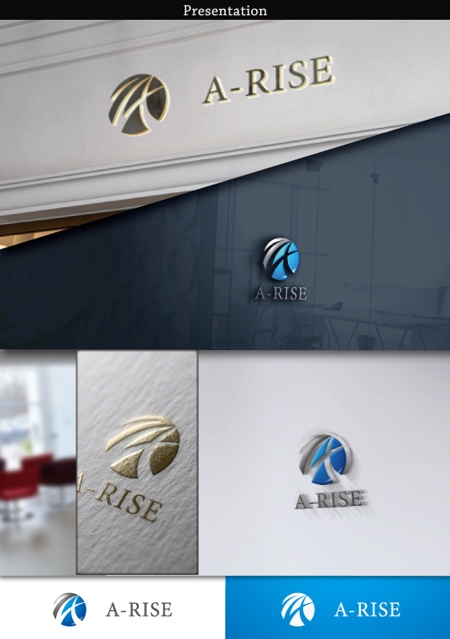 hayate_design (hayate_desgn)さんの会社名A-RISEのロゴへの提案