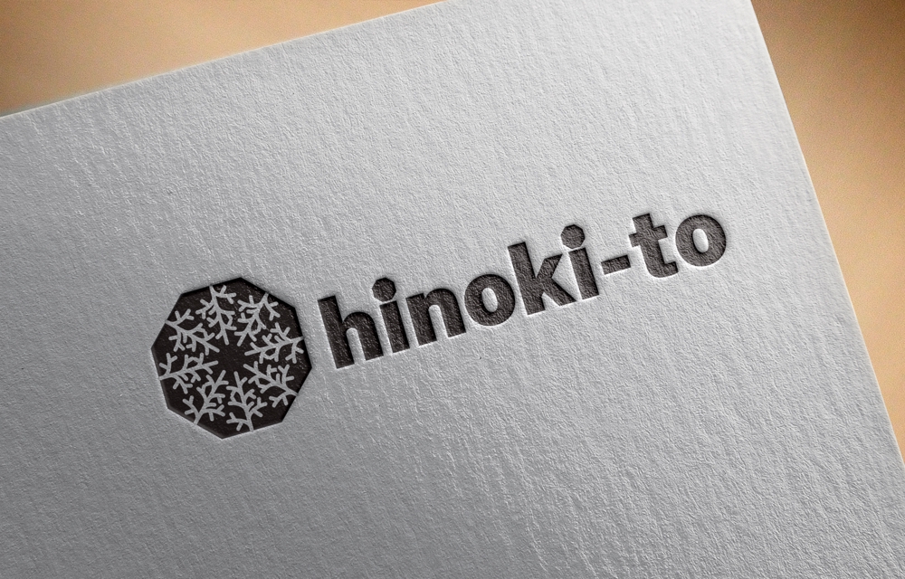 桧製のキッチン用品・バス用品のブランド「HINOKI-to」のロゴ作成