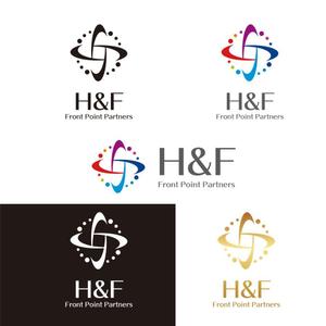 KOZ-DESIGN (saki8)さんの医療ICT企業　H&F Front Point Partners株式会社のロゴへの提案