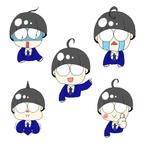 透兎 (achroite_rabbit)さんの依頼人のSNS用似顔絵イラストへの提案