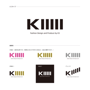 Masaru (masaru3331)さんのアパレルブランド「K5」のロゴへの提案