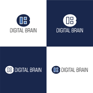 wisdesign (wisteriaqua)さんのソフトウェア開発会社　「(株)デジタル・ブレイン」のロゴへの提案