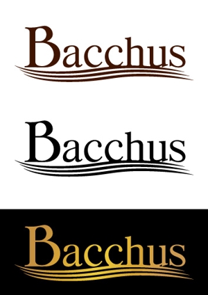 ヘブンイラストレーションズ (heavenillust)さんの「Bacchus株式会社」のロゴデザインをお願いします。への提案