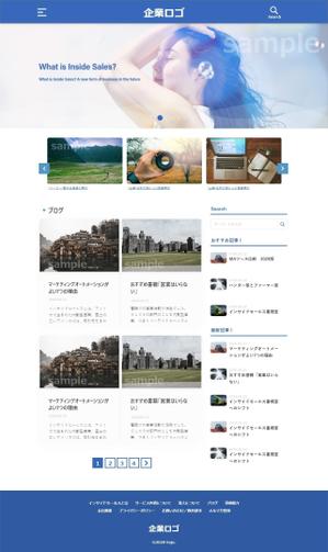 金藤みなみ (umi_teamdesign)さんのインサイドセールスを提供するサイトのウェブデザイン（コーディングなし）への提案