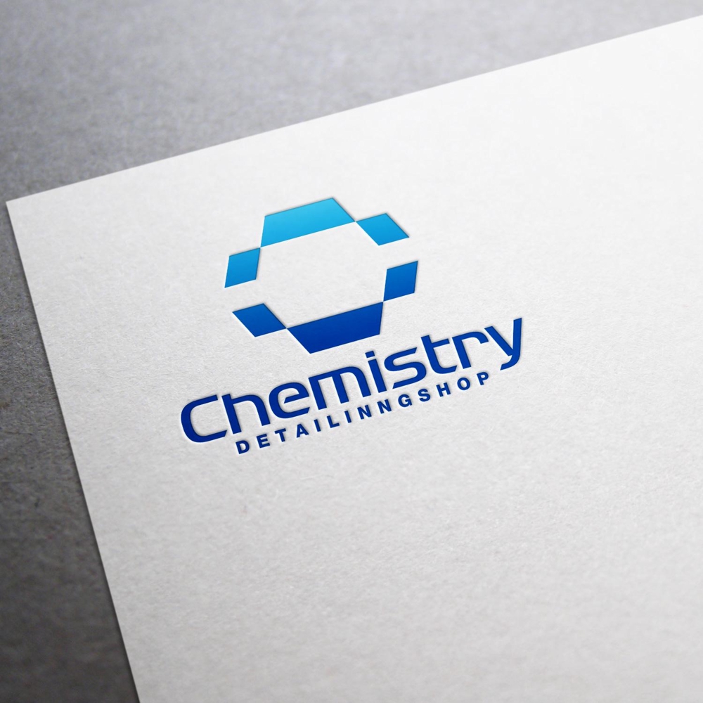 カークリーニングショップ「Detailingshop Chemistry」のロゴ