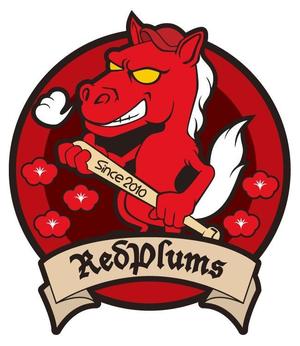 GAP STUDIO ()さんの草野球チーム「RedPlums」のロゴ作成への提案