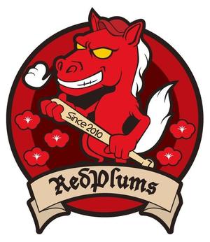 GAP STUDIO ()さんの草野球チーム「RedPlums」のロゴ作成への提案