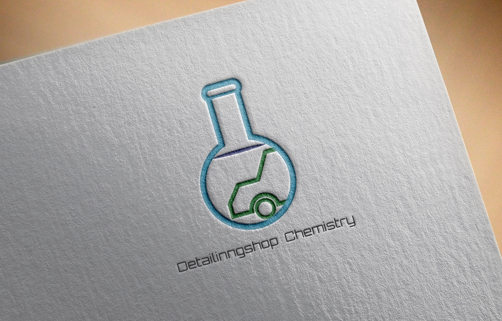 カークリーニングショップ「Detailingshop Chemistry」のロゴ
