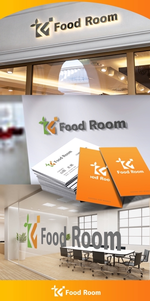 NJONESKYDWS (NJONES)さんの食品の通販サイト「Food Room」のロゴへの提案