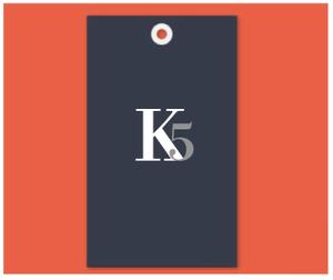 HDstudio (hiro197826)さんのアパレルブランド「K5」のロゴへの提案
