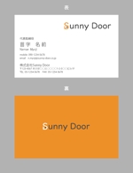 jpcclee (jpcclee)さんの株式会社 「Sunny Door」 の名刺デザインへの提案