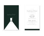 hashimo0127さんの株式会社 「Sunny Door」 の名刺デザインへの提案
