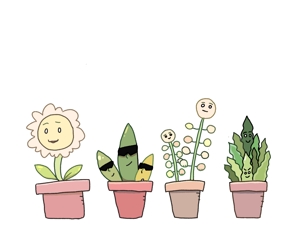 ししざわ ()さんの植物のキャラクターのイラスト【追加発注あり】への提案