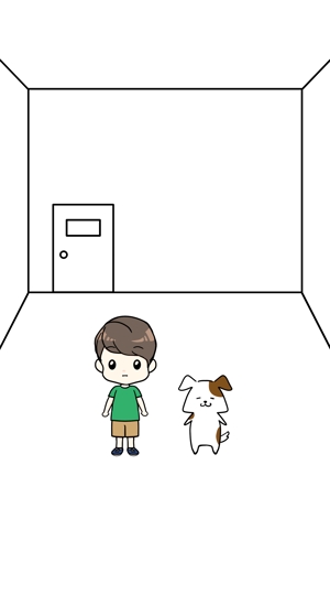 マコカフェ営業中 (macoto152cm)さんのゆるい男性と犬のイラストへの提案