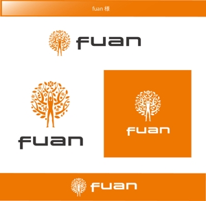 FISHERMAN (FISHERMAN)さんの美容整体サロン「fuan」のロゴへの提案