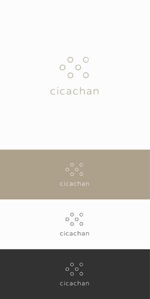 designdesign (designdesign)さんのアパレルブランド「cicachan」のロゴデザインへの提案