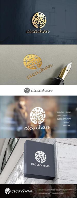 drkigawa (drkigawa)さんのアパレルブランド「cicachan」のロゴデザインへの提案