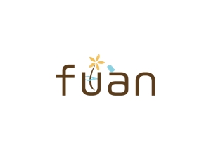 新凪 (U2R1Y7)さんの美容整体サロン「fuan」のロゴへの提案