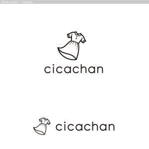 cambelworks (cambelworks)さんのアパレルブランド「cicachan」のロゴデザインへの提案