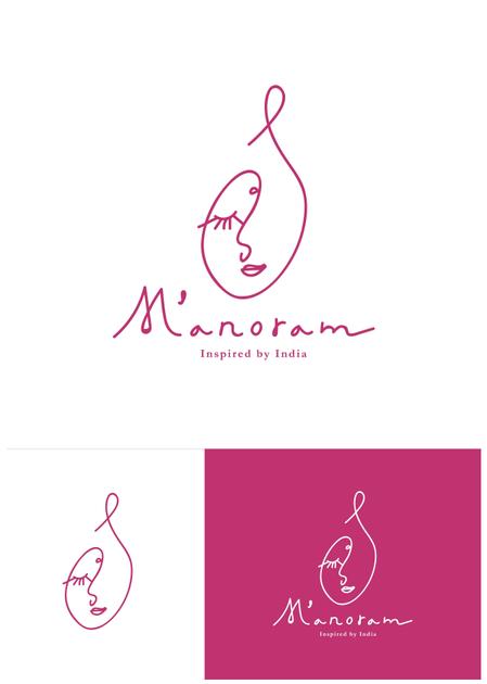 bananarumiさんのスキンケアブランド「M'anoram」のロゴ制作依頼への提案