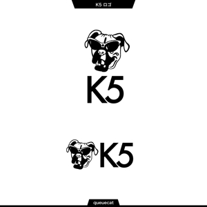 queuecat (queuecat)さんのアパレルブランド「K5」のロゴへの提案