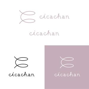 takayamdes (takayam_des)さんのアパレルブランド「cicachan」のロゴデザインへの提案