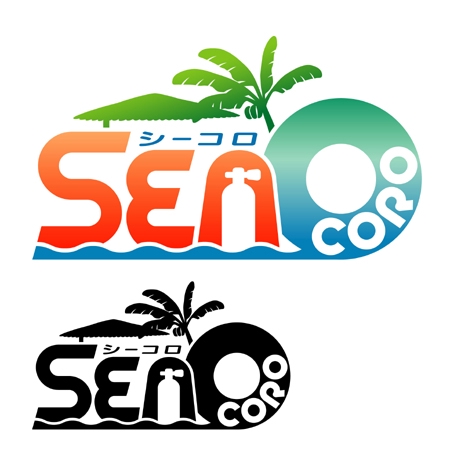 karasu-koubouさんの「SEA○（シーコロ）」のロゴ作成への提案