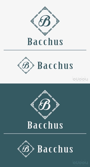buddy knows design (kndworking_2016)さんの「Bacchus株式会社」のロゴデザインをお願いします。への提案